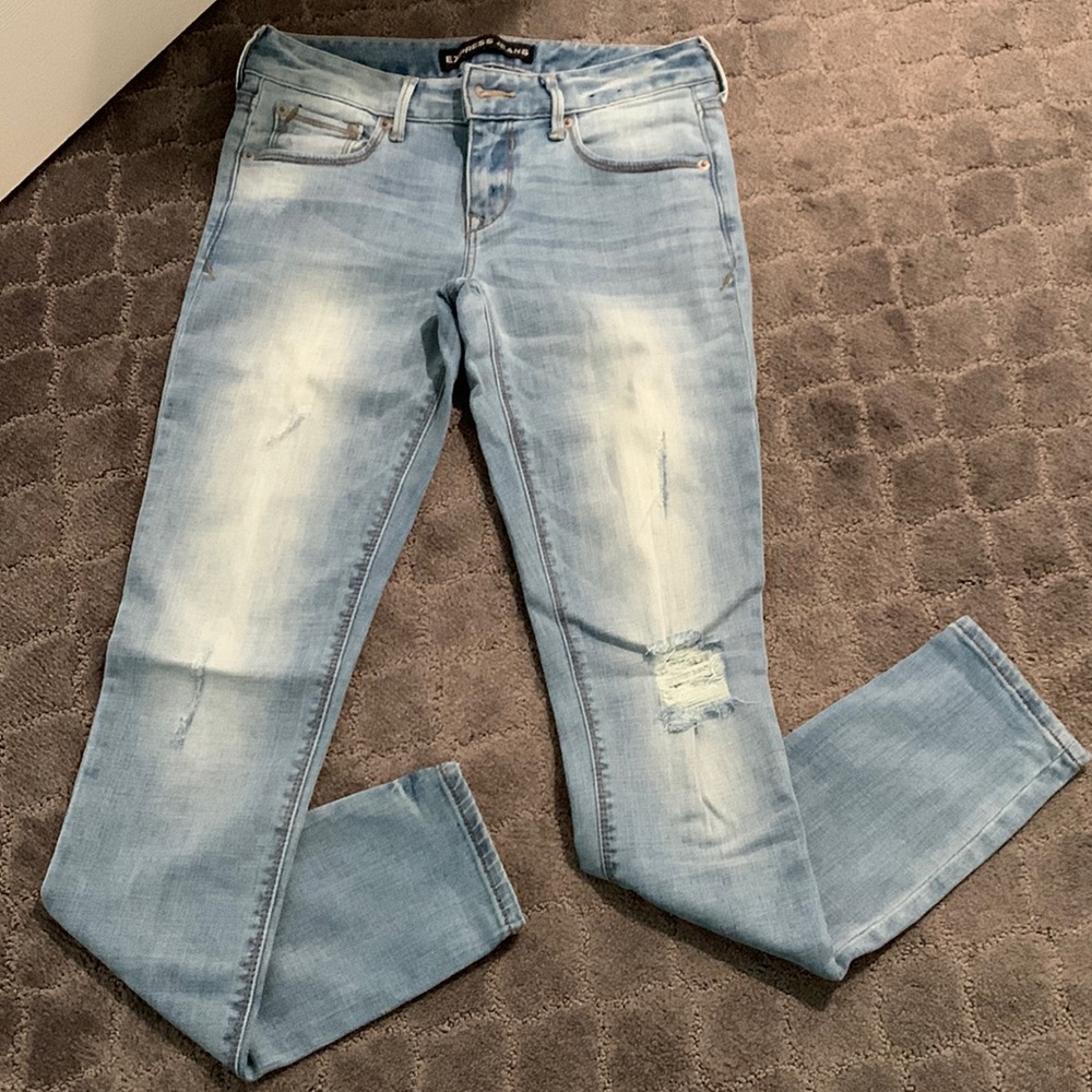 Express Performance Stretch Low Rise Jegging - image 1